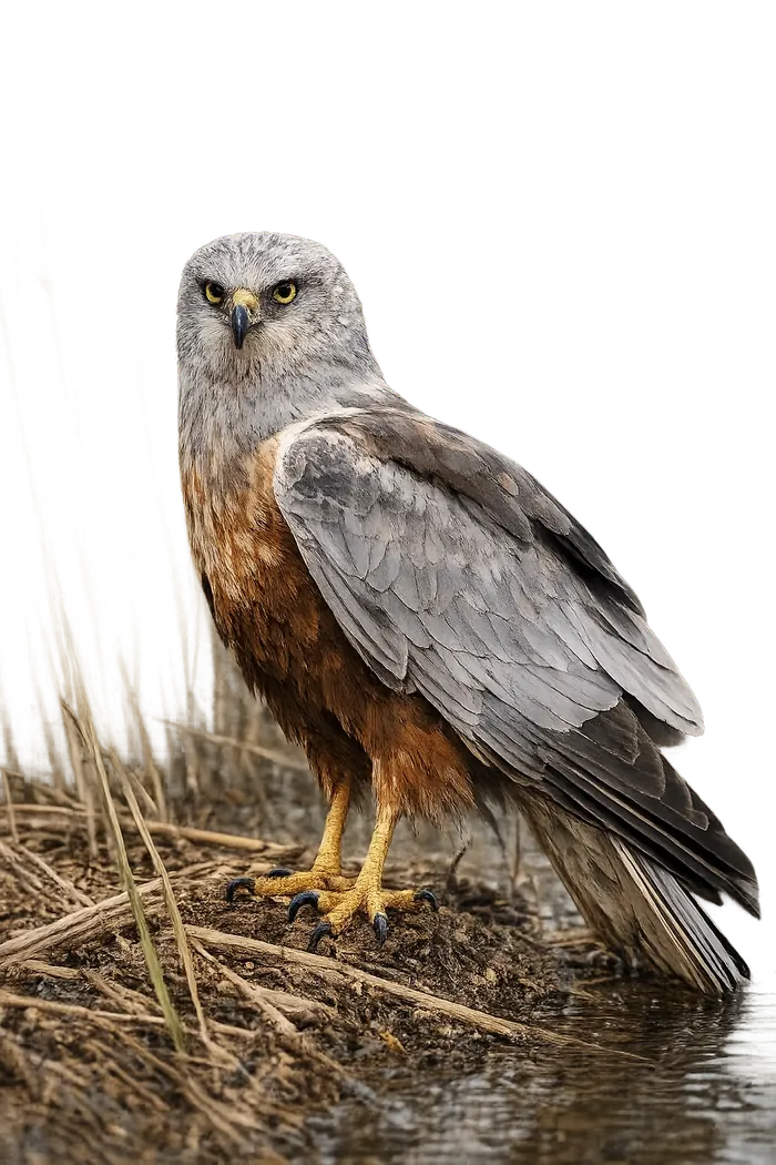 Aguilucho lagunero macho