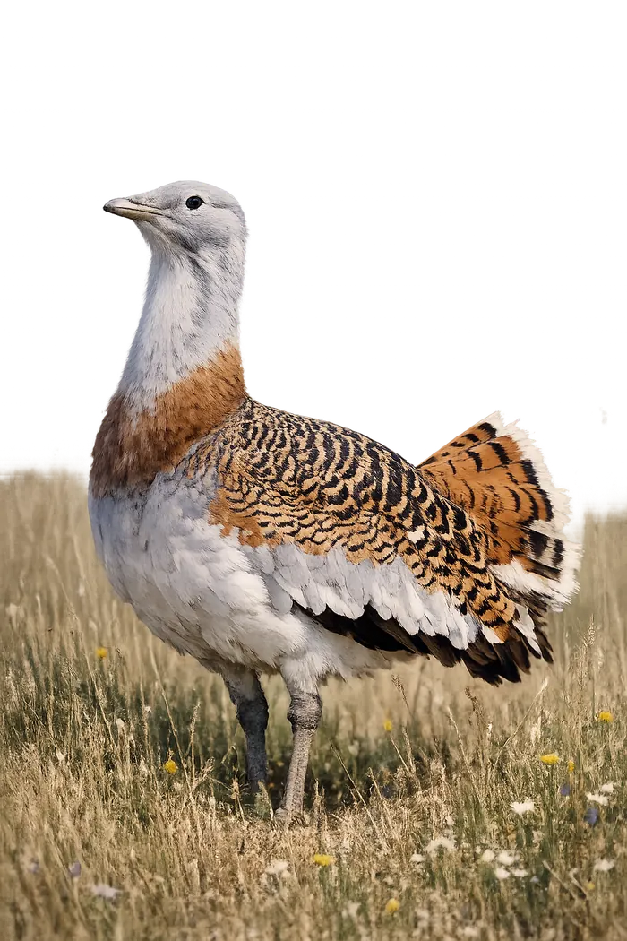 Avutarda euroasiática macho