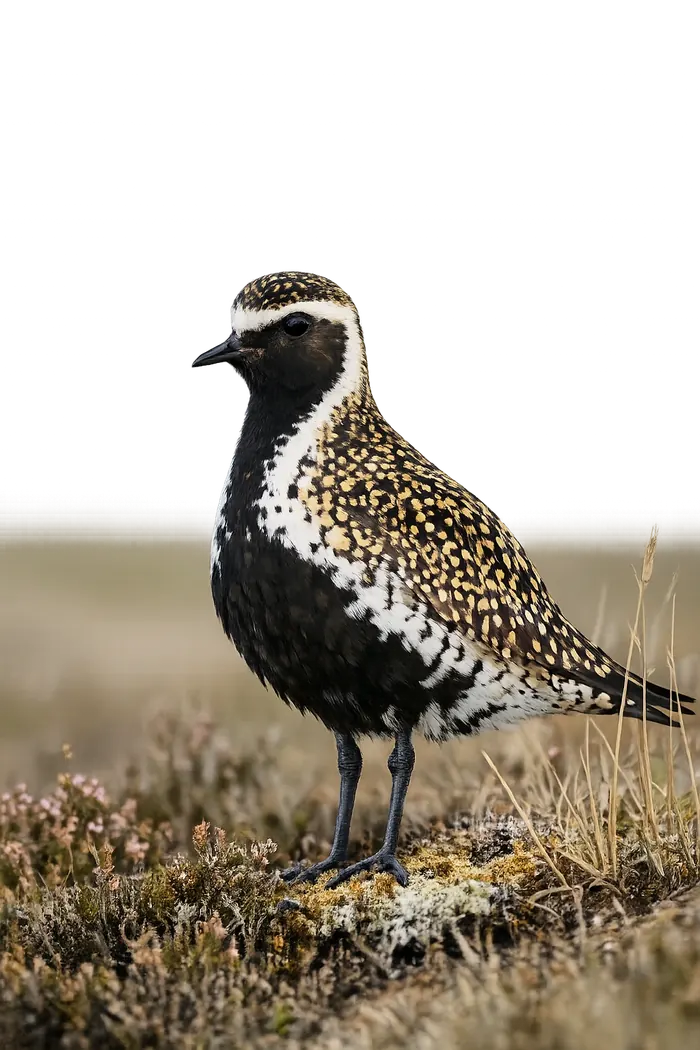 Chorlito dorado europeo macho