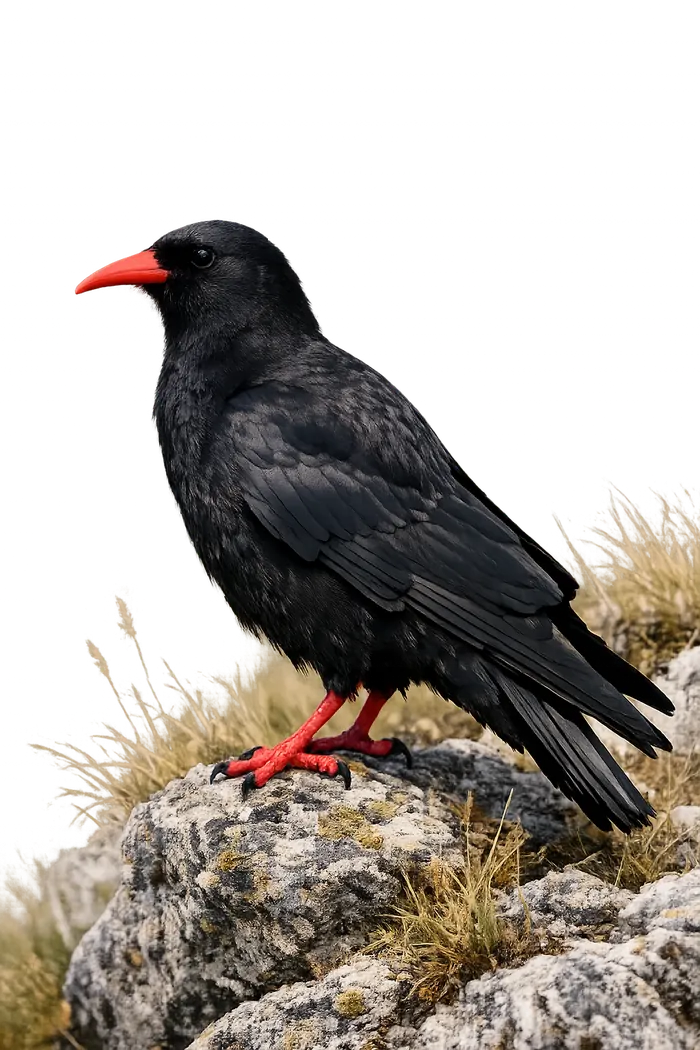 Chova piquirroja