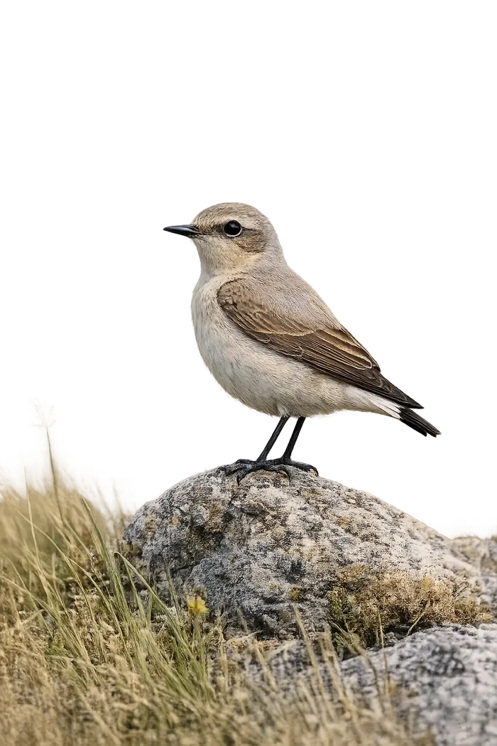 Collalba gris hembra