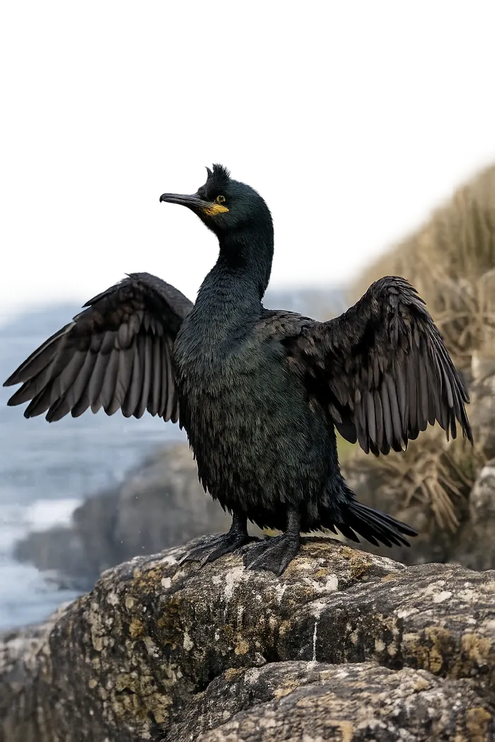 Cormorán moñudo