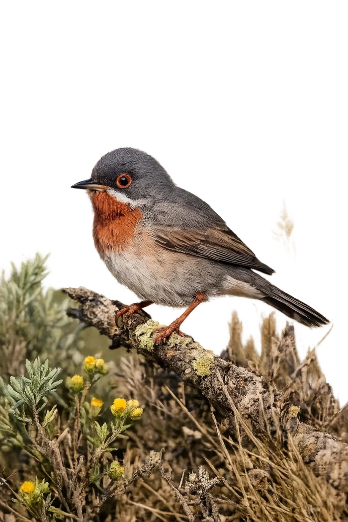 Curruca carrasqueña occidental