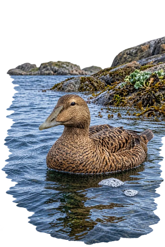 Eider común hembra