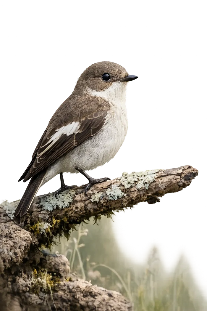 Papamoscas cerrojillo hembra