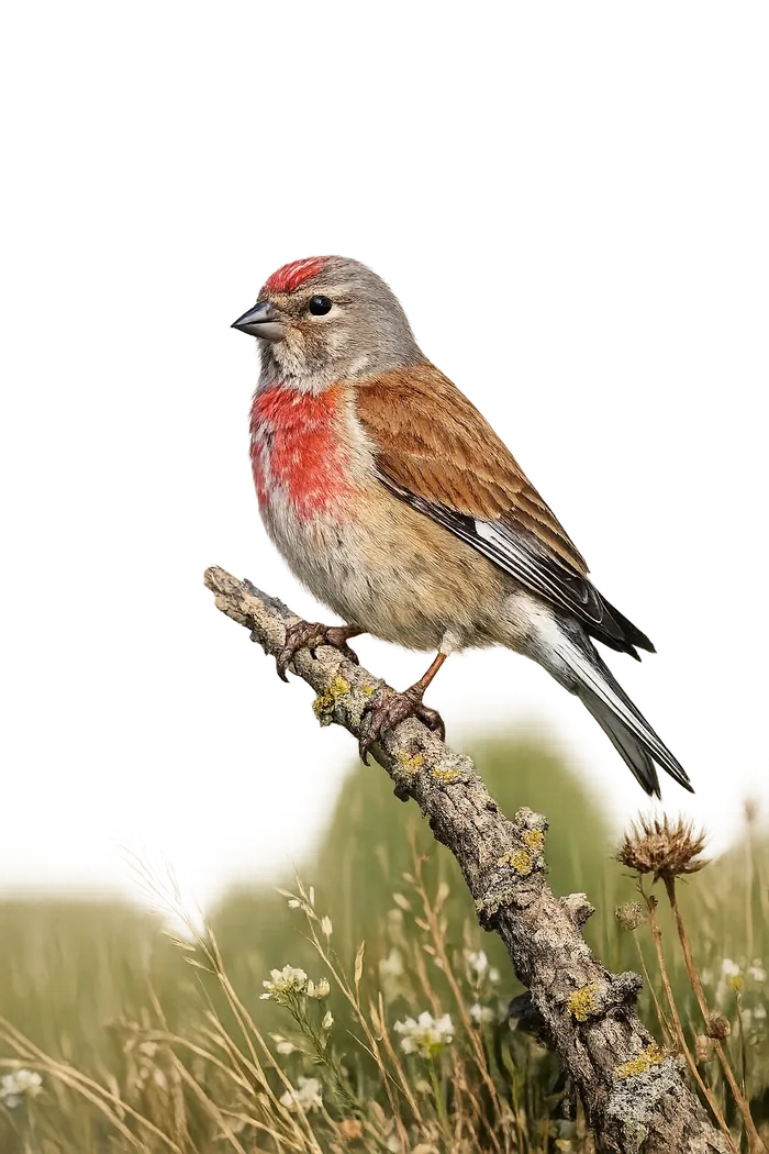 Pardillo común macho