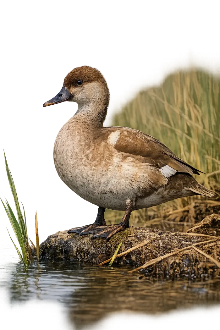 Pato colorado hembra