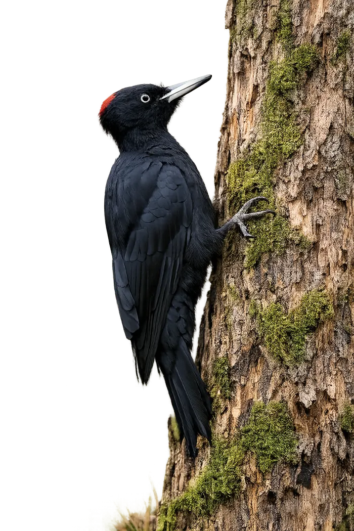 Picamaderos negro hembra