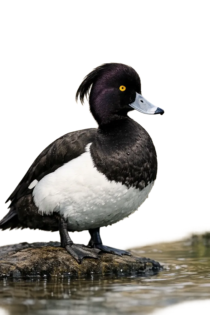 Porrón moñudo macho