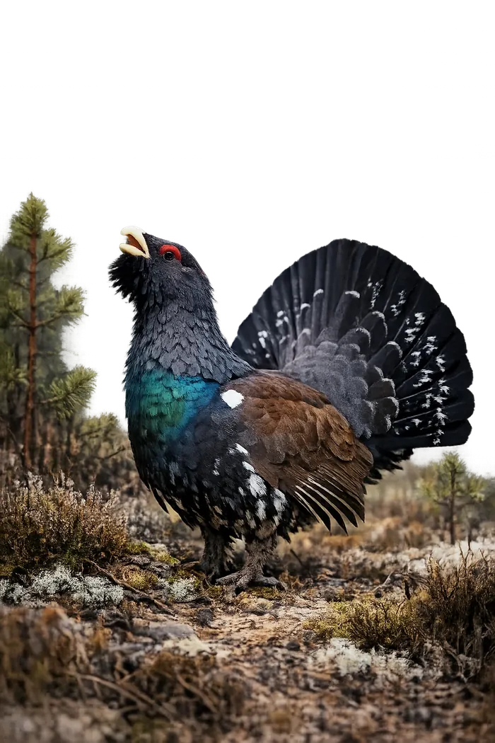 Urogallo común macho